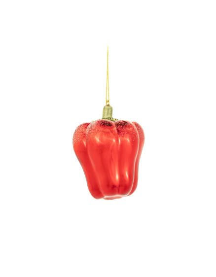 Red Pepper Shaped Bauble 