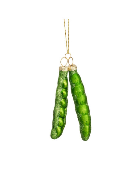 Peas in a Pod Shaped Bauble