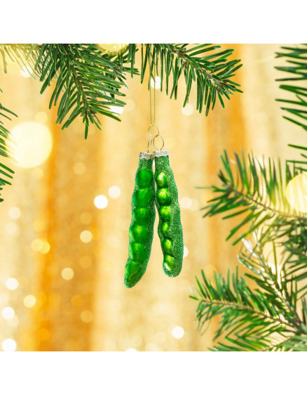 Peas in a Pod Shaped Bauble 2