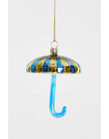 Ялинкова прикраса Umbrella Gold-Blue Один розмір