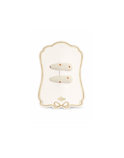 New Hair Clips - Tiny Hearts One Size