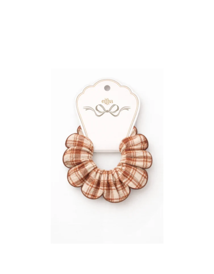 New Scrunchies - Honey Plaid – One Size